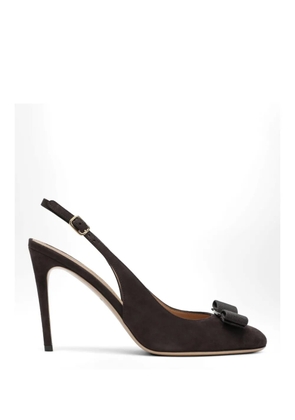 Ferragamo Vara bow slingback pumps - Brown