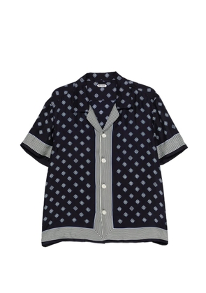 BODE Foyer Diamond shirt - Blue
