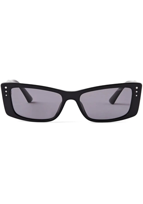 Jimmy Choo Eyewear Lexy rectangle-frame sunglasses - Black