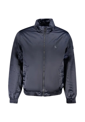 Calvin Klein logo-embroidered jacket - Blue