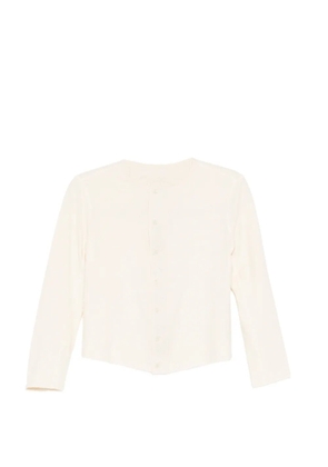 Kinyan Lam hand-embroidered cardigan - Neutrals