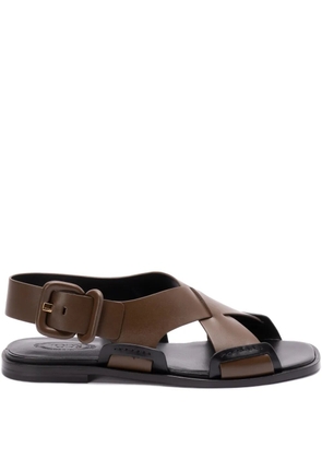 Tod's leather sandals - Brown