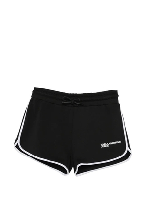 Karl Lagerfeld Jeans logo-print shorts - Black