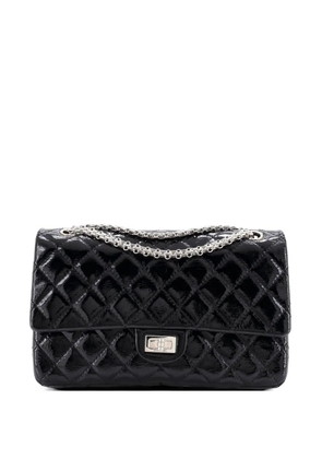 CHANEL Pre-Owned Reissue 2.55 Flap Bag Quilted Crinkled Patent 226 shoulder bag - Black