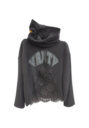 John Richmond lace hoodie - Black