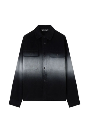 Palm Angels gradient-effect shirt jacket - Black