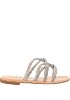KIMA crystal-embellished sandals - Silver