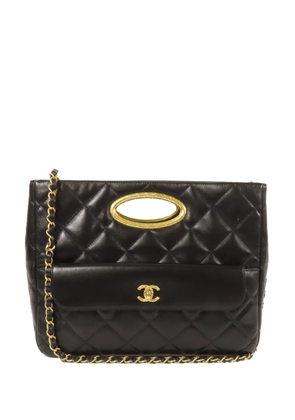 CHANEL Pre-Owned quilted CC shoulder bag - Black