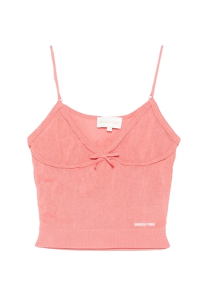 SHUSHU/TONG bow-detail top - Pink
