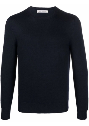 Fileria slim fit wool jumper - Blue