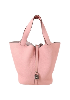 Hermès Pre-Owned MM Picotin leather tote bag - Pink