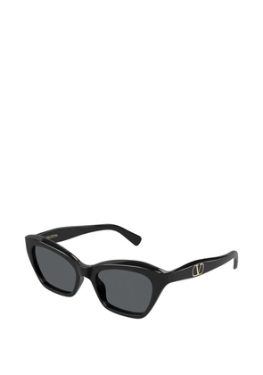 VALENTINO GARAVANI EYEWEAR VLogo cat-eye sunglasses - Black