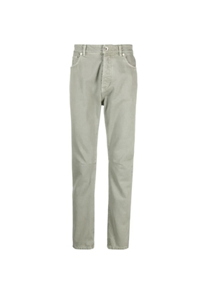 Brunello Cucinelli belt-loops trousers - Green