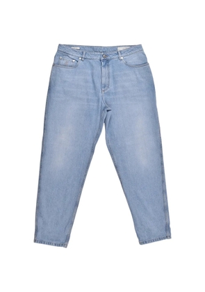 Brunello Cucinelli faded-effect tapered jeans - Blue