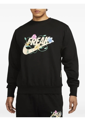 Nike x Giannis Standard Issue floral-print sweater - Black