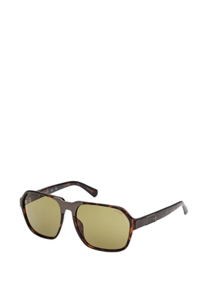 GUESS EYEWEAR square-frame sunglasses - Brown