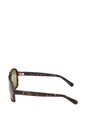 GUESS EYEWEAR square-frame sunglasses - Brown