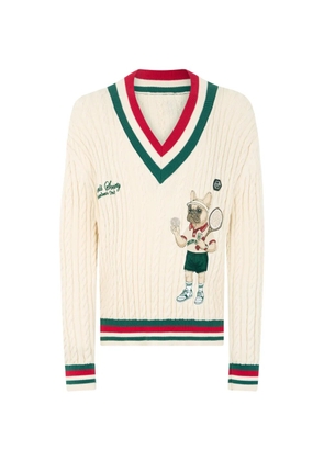 Philipp Plein Tennis Club sweater - Neutrals