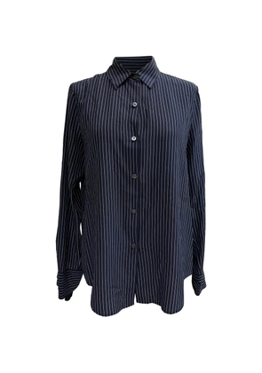 Theory Tie-cuff pinstripe blouse - Blue