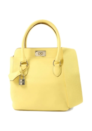 Hermès Pre-Owned Tool Box 20 leather tote bag - Yellow