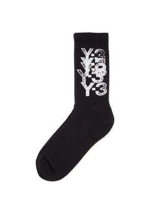 adidas Y-3 graphic socks - Black