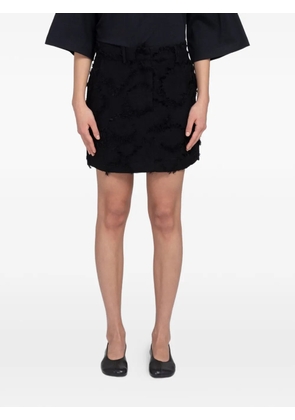 MINIMUM Esme frayed mini skirt - Black
