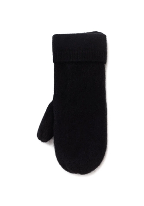 SAMSOE SAMSOE Nor knitted mittens gloves - Black