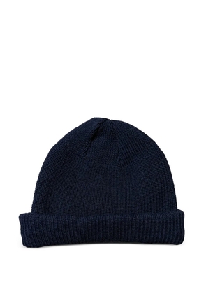 Fortela folded-edge beanie - Blue
