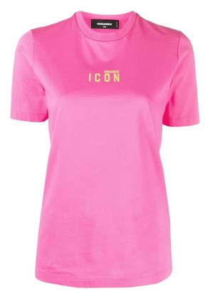 DSQUARED2 logo-print short-sleeve T-shirt - Pink