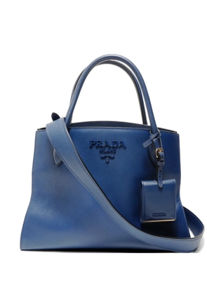 Prada Pre-Owned 2018-2020 Monochrome Saffiano handbag - Blue