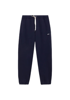 Autry logo-patch drawstring track pants - Blue