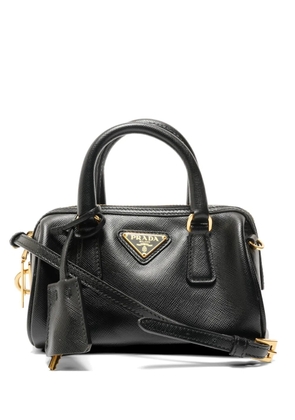 Prada Pre-Owned 2013-2015 Saffiano leather mini bag - Black