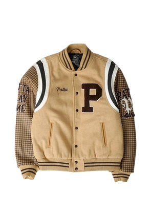 PATTA Athletic P houndstooth-pattern jacket - Neutrals