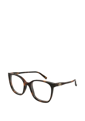 VALENTINO GARAVANI EYEWEAR VLogo tortoise-shell glasses - Brown