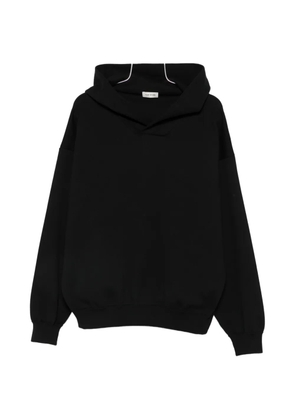 Fear Of God ribbed-trim hoodie - Black