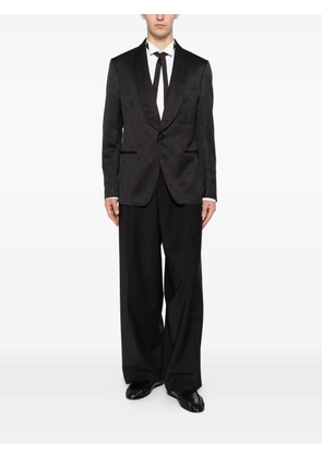 BE ABLE pleated wide-leg trousers - Black