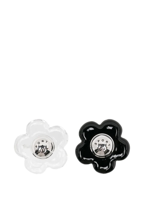 SPORT b. by agnès b. flower stud earrings - Black