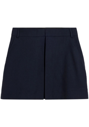 AMI Paris panelled mini skirt - Blue