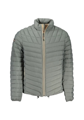 Napapijri zip-up quilted jacket - Green