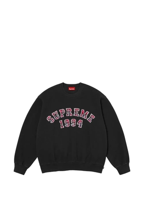 Supreme Plaid Arc crew neck sweater - Black