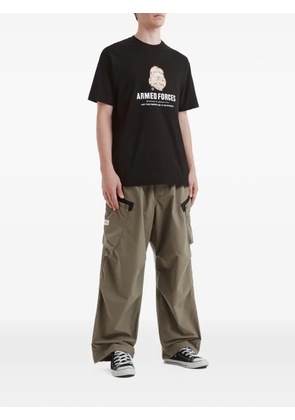 FINGERCROXX graphic-print T-shirt - Black