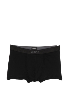 Zegna logo-waistband trunks - Black