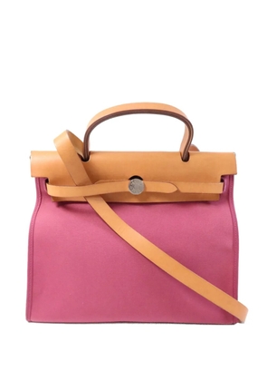 Hermès Pre-Owned PM Herbag canvas tote bag - Pink