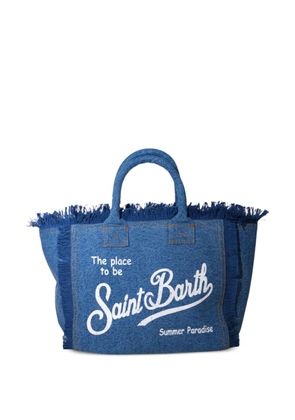 MC2 Saint Barth frayed-edge tote bag - Blue