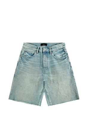 Purple Brand raw-hem shorts - Blue