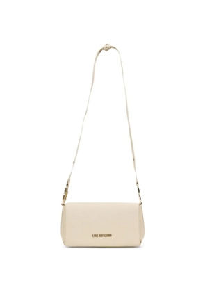 Love Moschino logo-plaque crossbody bag - Neutrals