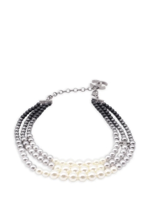 CHANEL Pre-Owned CC multi-strand faux-pearl necklace - White