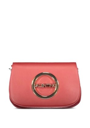 MARIO VALENTINO logo-plaque crossbody bag - Red