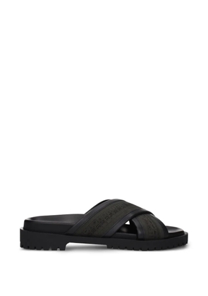 Off-White cross-strap sandals - Green