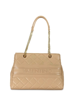 MARIO VALENTINO quilted logo-embossed tote bag - Neutrals